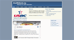 Desktop Screenshot of bowlmidlands.org